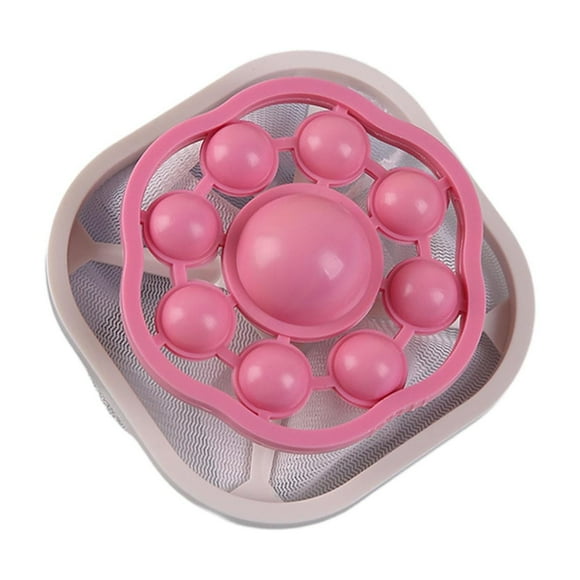 Atrapapelusas para ropa, reutilizable, para el hogar, filtro de pelo, bolsa de malla flotante Rosa