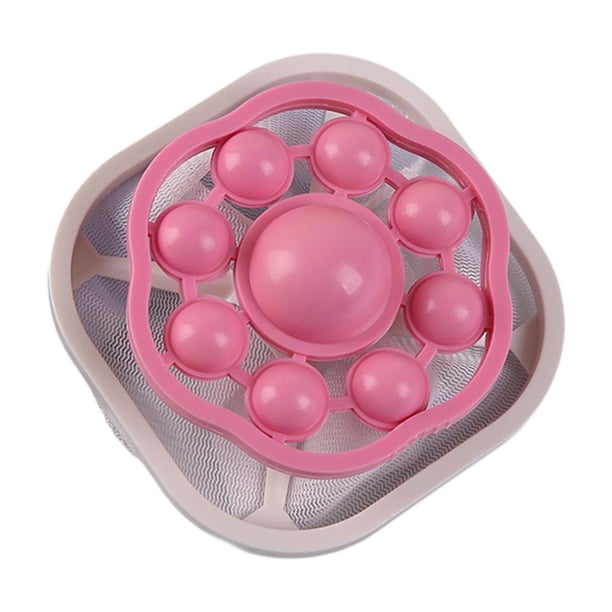 Bolsa para recoger pelos de lavadora, bolsa para el pelo del hogar, filtro Rosa