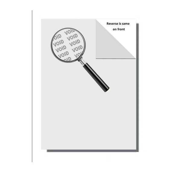 Laser Print Non-Prescriptn Security Paper, Off-White 24-lb, 8.5" x 14"- 500 Shts