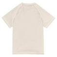 thumbnail image 6 of FORMRS Boys Rash Guard Short Sleeves Swim Shirt Quick Dry UPF 50+ Sun Protection, Sizes 3-12T, Leopards Leaves, 6 of 6