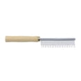 thumbnail image 2 of Long Hair Pet Comb 7.8 Inch for Daily Maintenance, Stainless Steel Pin Teeth Wooden Handle Dog Comb, Removes and Prevents Matted for Cats and Dogs, Pet Grooming Brushes, 2 of 6