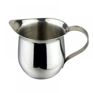 Milk Frothing Pitcher Stainless Steel Milk Frothing Cup Coffee Frother Cup 600ml, Size: 13x10cm