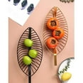 thumbnail image 4 of PEACNNG Fruit Bowl Modern Simple Leaf Fruit Basket Candy Snack Storage Basket Living Room Coffee Table Dining Kitchen Gadgets, 4 of 5