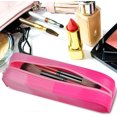 thumbnail image 4 of Silicone Zipper Pencil Bag,Happon Waterproof Pencil Bag, Multifunctional Large-Capacity Storage Bag,Silicone Pencil Pouch Suitable for School Supplies, Cosmetics (Rose Red), 4 of 6