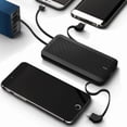 thumbnail image 3 of 8000mAh Power Bank for Motorola Moto Tab G70/G62 - Charger Backup Battery Portable Built-in Cables All-in-One for Tab G70/G62, 3 of 6