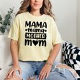 thumbnail image 2 of Mama Mother Mom Heart Design, Butter Comfort Colors T-Shirt, Medium, 2 of 3