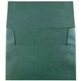 thumbnail image 2 of JAM Paper 4bar A1 Invitation Envelope, 3 5/8 x 5 1/8, Stardream Metallic Emerald Green, 25/pack, 2 of 2