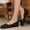 Black, variant on Rove Studio Women's Polka Dot Square Toe Ballet Flats, Classic French Retro Slip-On Walking Shoes, Comfortable Lightweight Dressy Shoes for Daily Wear Black 37