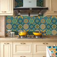thumbnail image 5 of 10 piezas/juego de pegatinas de azulejos de arte europeo, pegatinas de pared para cocina, baño, renovación del hogar, papel tapiz impermeable, autoadhesivo, 5 of 5