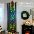 thumbnail image 4 of HOMCOM 9ft Christmas Tree with DIY Synchronized LEDs, Xmas Tree, Green, 4 of 10
