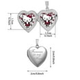 thumbnail image 2 of Hello Kitty (9) Love Locket Necklace, Can Hold Photos Polished Locket Necklace Birthday Gift, 2 of 5