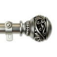 thumbnail image 2 of Claudia 1" Curtain Rod 48-84 inch - Satin Nickel, 2 of 2