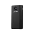 thumbnail image 1 of Batería Portátil recargable Adata P20000QCD Power Bank de 20,000 mAh Color Negro, 1 of 2