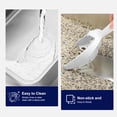 thumbnail image 6 of XXXL Cat Litter Box Jumbo for Big Cat Multiple, Extra Large Stainless Steel Litter Box with High Sides, Metal Litter Box with Scoop, Easy to Clean, Silver Gary, 6 of 8