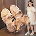 thumbnail image 2 of Icvfdpl Toddler Kids Girls Sandals Girls' Summer Sole Shoes Fashion Princess Shoes Beach Soft 10.5 Years-11 Years, 2 of 9