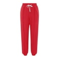 thumbnail image 5 of Summer Pants for Women Solid Color Jogging Pants With Drawstring Came Sweatpants Women Comfy Sweatpants Elastic Pant Casual Elastic Waist for Female Suits Work Business Casual 2x Pant RD2 XL, 5 of 6