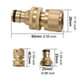 thumbnail image 4 of tredstone Universal Car Sprayer 25mm Water Hose Connector Set Garden Fast Release Pipe Extension Connectors Extender Tubing Adapter US 1Set, 4 of 6
