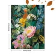 thumbnail image 3 of Vibrant Botanical Floral Butterfly Canvas Painting Wall Art for Living Room Bedroom Office Hotel Lobby Dining Room Decor, 3 of 8
