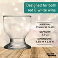 thumbnail image 4 of Lexington Mini Wine Tasting Glasses 3.5 oz. Set of 12, Bulk Pack - Restaurant Glassware, Perfect for Red Wine, White Wine, Cocktails, Other Beverages - Clear, 4 of 5