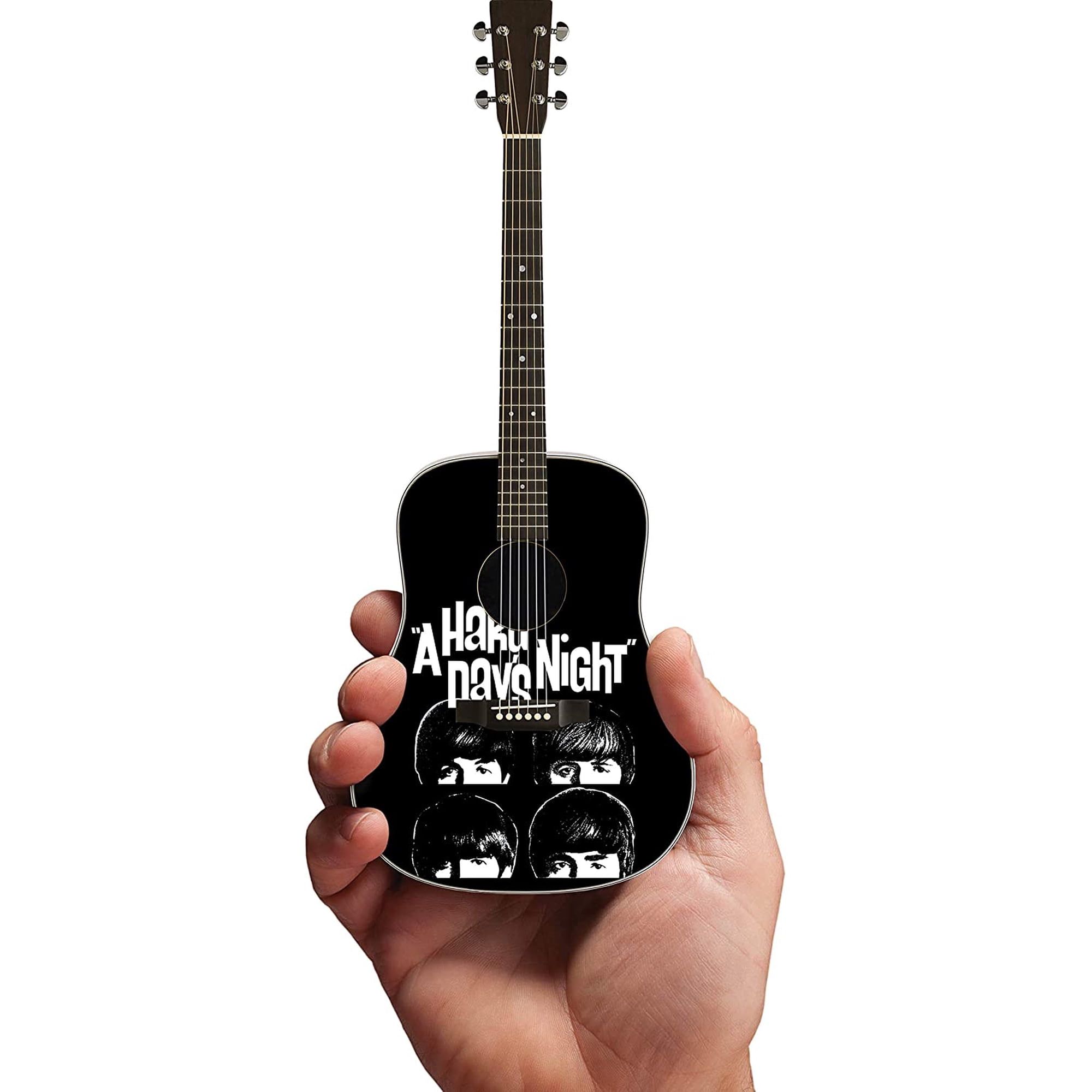 Beatles Fab Four - A Hard Day's Night - Radio Days - Tribute Miniature AXE Guitar Replica - Officially Licensed Collectible (FF-002)