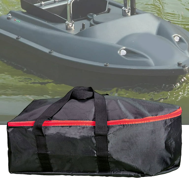 Yoone Bait Boat Storage Bag Portable Waterproof Multifunctional Reinforced Handle Wear-resistant Boat Storage Smooth Zipper Wireless Two-Bin Fishing