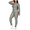 Gray, variant on Akmipoem Womens 2 Piece Orange Tracksuit Set Full Zipper Front Jacket Leggings Workout Outfit Sweatsuit