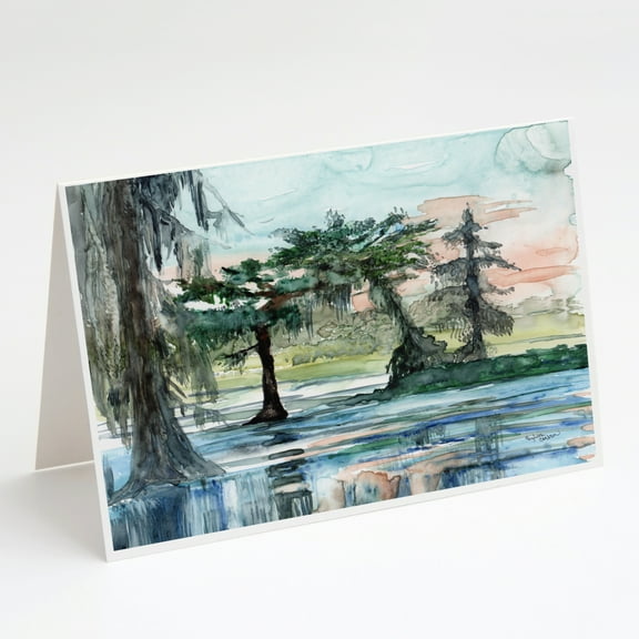In the Swamp Greeting Cards and Envelopes Pack of 8
