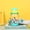 green, variant on QUTETN 600ml Creative Antler Sippy Cup Water Bottle with Straw Portable Kids Leakproof Jug Outdoor Sports Bottles Children‘s Drinkware