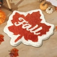 thumbnail image 6 of Maple Leaf Pumpkin Theme Rug Home Bedroom Non Slip Bedside Bathroom Mat Skidproof Floor Carpet Seasonal Decor, 6 of 6