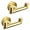 Brushed Gold, variant on NearMoon Bathroom Double Towel Hook- SUS304 Stainless Steel Robe Towel Holder, Heavy Duty Double Coat Hook for Bathroom Livingroom Kitchen Wall Mounted, 2 Pack (Brushed Nickel)