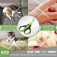 thumbnail image 5 of Professional Cat Nail Clipper & Claw Trimmer for Home Grooming Tool - Safe & Easy to Use. Best Pet Claw Scissors for Bunny Kitten Rabbit,Puppy,Guinea Pig,Ferret,Bird,Small Animals - FRIENDLY DESIGN, 5 of 5
