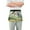 Cartoon High Mountain Cloud, variant on Owl in Autumn Forest Server Apron with 3 Pockets Waterproof Waitress Waist Short Apron for Man Woman 12 Inches