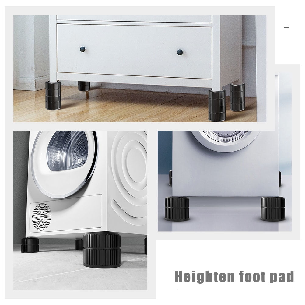 8 Pcs Washing Machine Floor Mat Fridge Stand Pedestals Appliance Dryer Supplies Furniture Leg Pads