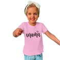 thumbnail image 2 of JWZUY Mothers Day Toddler Boys Girls Short Sleeve Casual T-Shirts Mom Mama' Round Neck Graphic Tees for Kids Pink 4-5 Years, 2 of 4