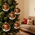 thumbnail image 5 of Kojanyu Transparent Christmas Animal Ornament – Mini Winter Scene In A Sparkling Sphere, 5 of 6