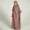 Hot Pink, variant on Dpytoraw Abaya for Girls Muslim Long Sleeve Prayer Dress with Hijab Clothing Eid Robe Size 9-10 Years