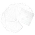 thumbnail image 1 of Roln Shelf Paper Bullseye Thinfire, 30 hojas, 12 x 12 cm, cristal, 1 of 8