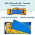 thumbnail image 4 of Wildkin Quilted Nap Mat with Elastic Corner Straps for Boys and Girls (Under Construction), 4 of 8