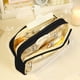 thumbnail image 4 of Estuche transparente de gran capacidad, negro, 4 of 7