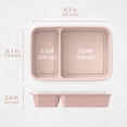 thumbnail image 6 of Bentgo Prep - 20-Piece 2-Compartment Reusable Meal Prep Containers with Lids, PFAS & BPA Free Materials, Durable, Microwave, Freezer, & Dishwasher Safe To Go Food Storage (Sweet Pea Glitter), 6 of 7