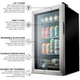 Ivation, 101 Can Beverage Refrigerator Ultra Cool Mini Drink Fridge