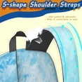 thumbnail image 5 of 17 Inch Lightweight Backpack,PVC Waterproof Oxford Fabric, Ergonomically Designed, with Large Capacity, Frozen Aesthetic Pattern, 5 of 5