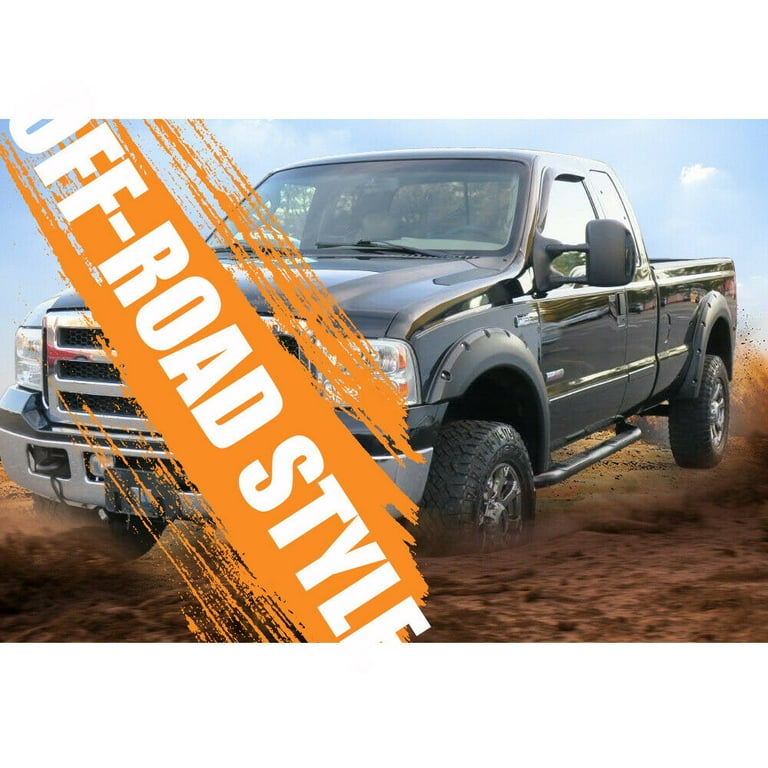 G-Plus 4Pc Fender Flares Fits 2004-2015 Nissan Titan, Front&Rear