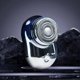 thumbnail image 5 of Mini afeitadora eléctrica portátil | Cuchilla turbo flotante de acero inoxidable | Resistente al agua IPX7 | Bajo ruido | Uso en seco y húmedo | Recargable por USB | Tamaño de viaje | Para rostro, 5 of 6