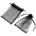 thumbnail image 4 of 100pcs Sheer Drawstring Jewelry Pouches Gift Bags Drawstring Gift Bag, 4 of 5