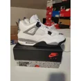 thumbnail image 1 of Ni - ke Air Jordan 4 Retro 'White Cement' FV5029-100 2025 Size 12.5M /14W Brand New, 1 of 5