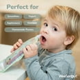 thumbnail image 4 of WeeSprout Double Zipper Reusable Food Pouches for Babies & Toddlers, Blue, 7 fl oz, 4 of 8