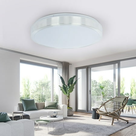 

3000~6500K Round LED Ceiling Light Suitable For Bedroom Living Room Bathroom Kitchen Corridor (Monochrome White Light 24w) Valentine s Day Gift