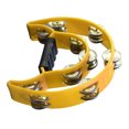 thumbnail image 4 of Musical Percussion Tambourine, Lightweight Sturdy Creativity And Imagination Inspiring Hand Tambourine Bell Handle Design Plastic  For Concert, 4 of 8