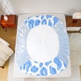 thumbnail image 5 of Manfei Cheetah Queen Sheet Set,Safari Butterfly Wildlife,4-Piece, 5 of 7